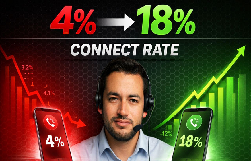 cold call connection rate